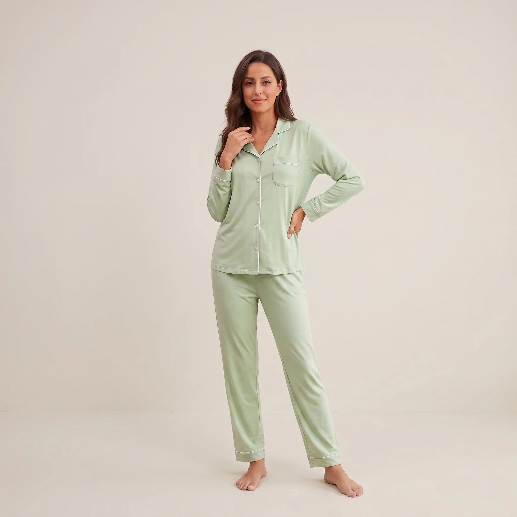 Pijama Classic Algodón Pima CE - Imagen 8