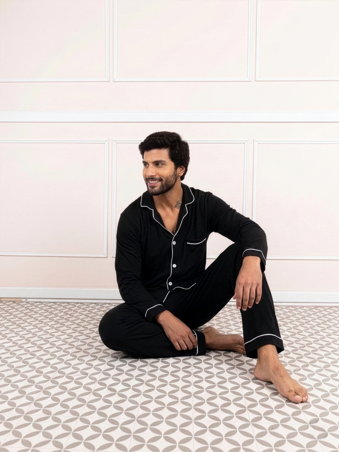 Bruno algodón negro