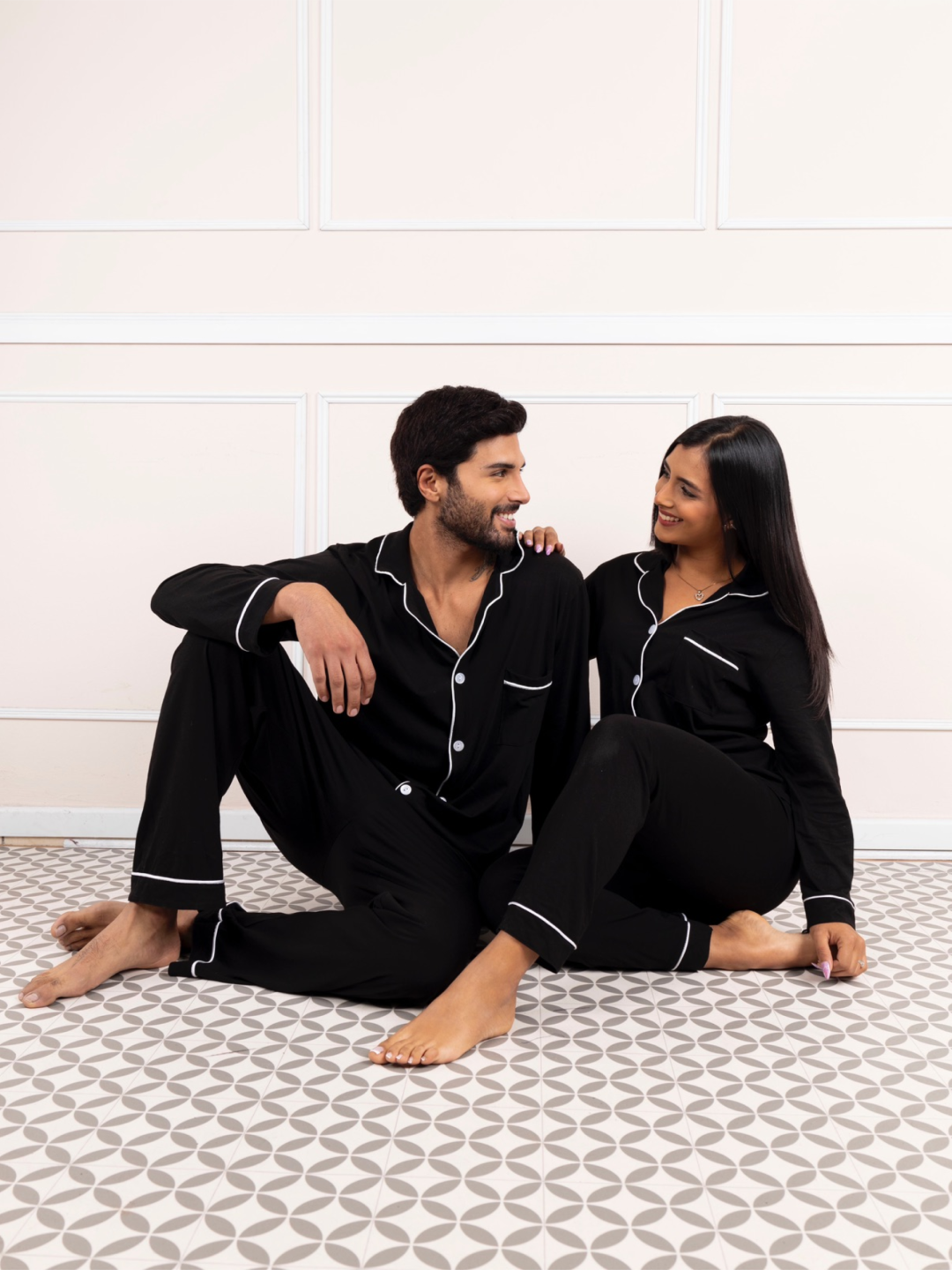 Bruno algodón negro pareja